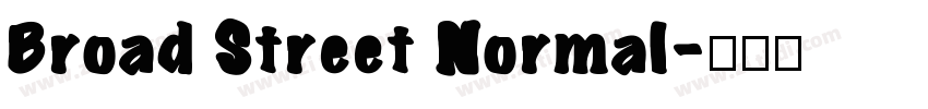 Broad Street Normal字体转换